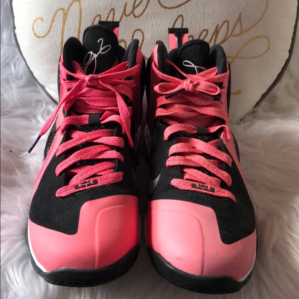 Pink Nike Lebrons